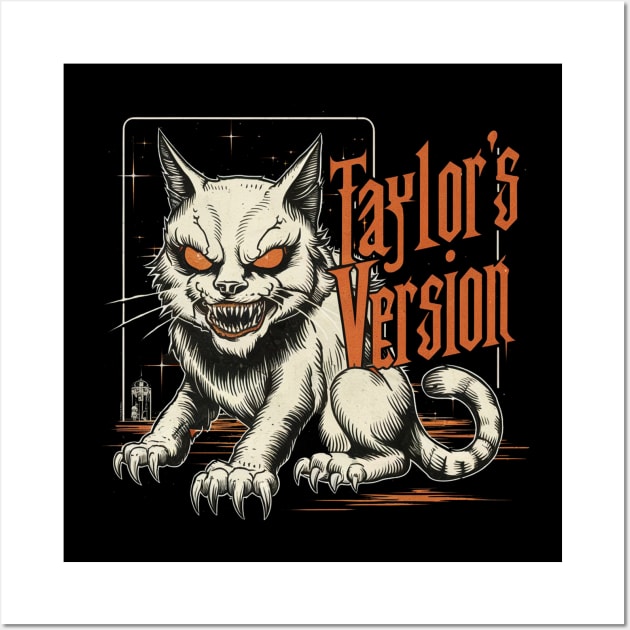 death metal taylors cat version Wall Art by Aldrvnd